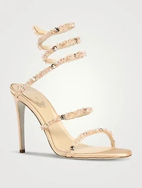 Cinderella Crystal Satin Sandals