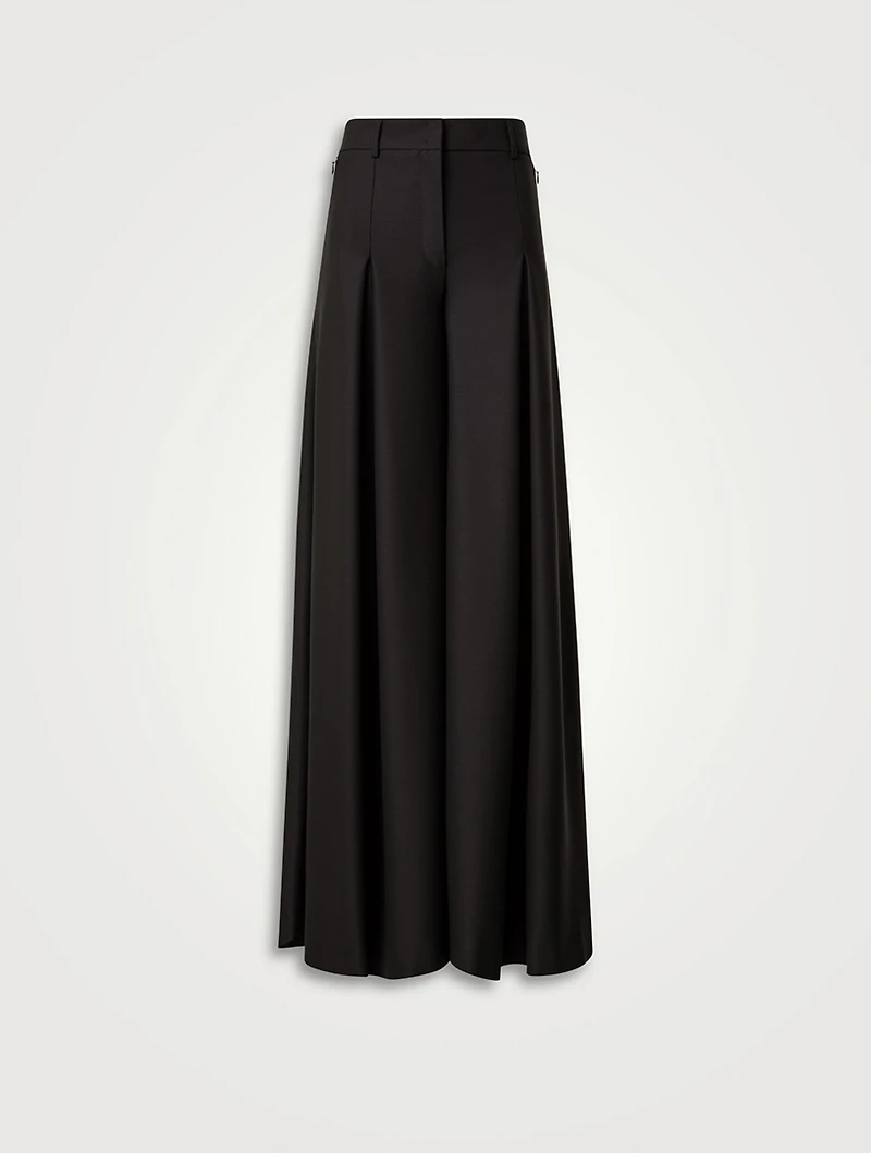 Fiorello Cotton Gabardine Palazzo Pants