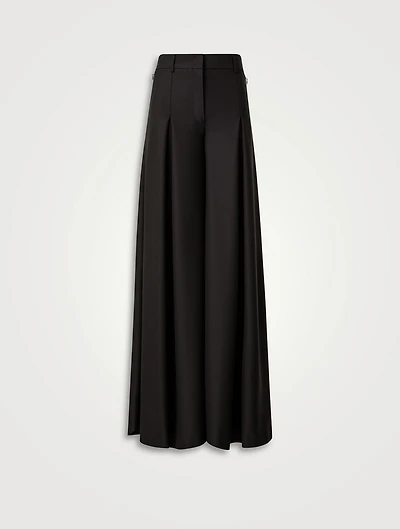 Fiorello Cotton Gabardine Palazzo Pants