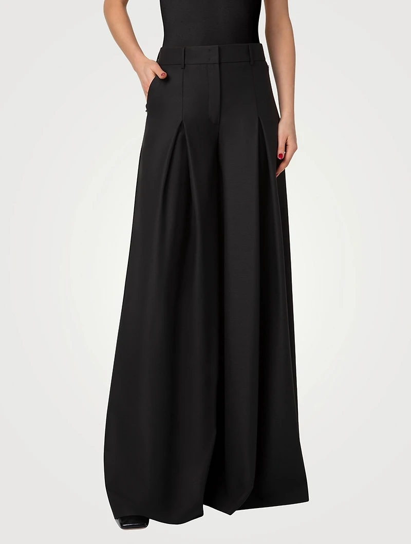 Fiorello Cotton Gabardine Palazzo Pants