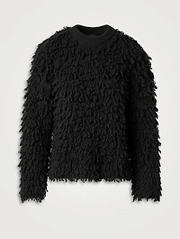 Wool Silk And Cashmere Knit Sweater