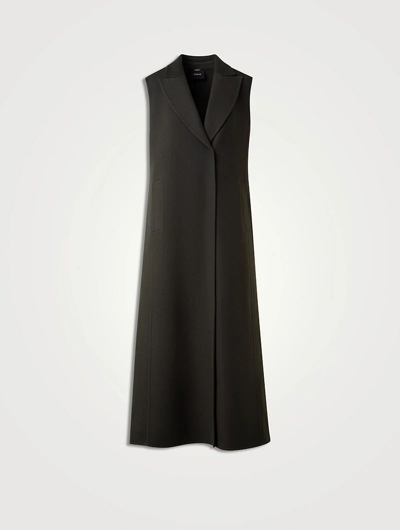 Zendaya Wool Cashmere Double-Face Coat