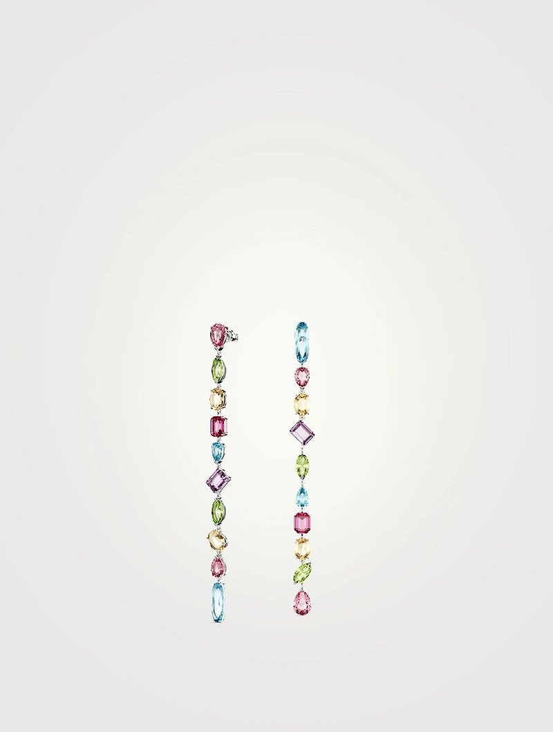 Gema Crystal Threader Earrings