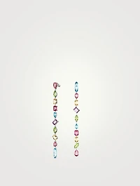 Gema Crystal Threader Earrings