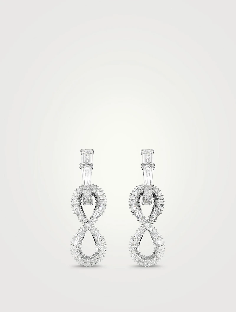 Hyperbola Crystal Hoop Earrings