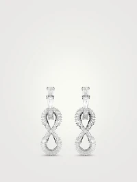 Hyperbola Crystal Hoop Earrings