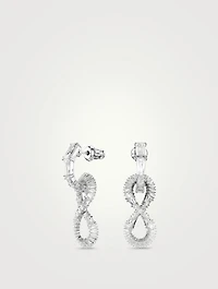 Hyperbola Crystal Hoop Earrings