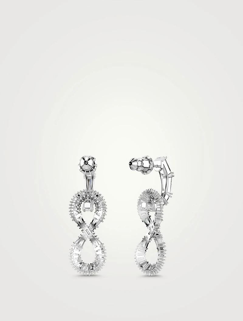 Hyperbola Crystal Hoop Earrings