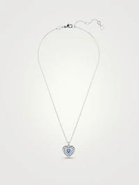 Hyperbola Crystal Heart Necklace