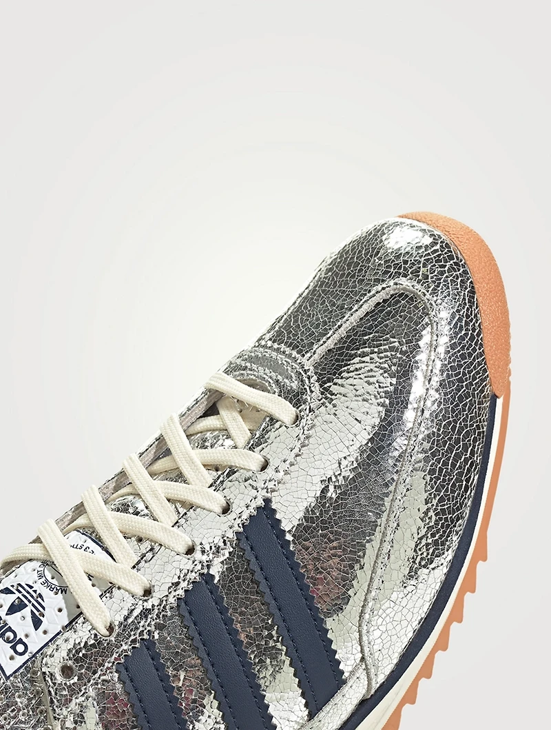 SL 72 OG Metallic Leather Sneakers