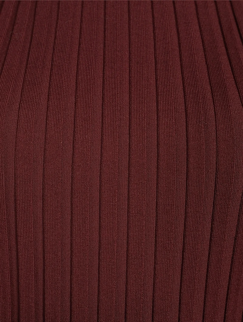 Layered Wool Turtleneck Sweater