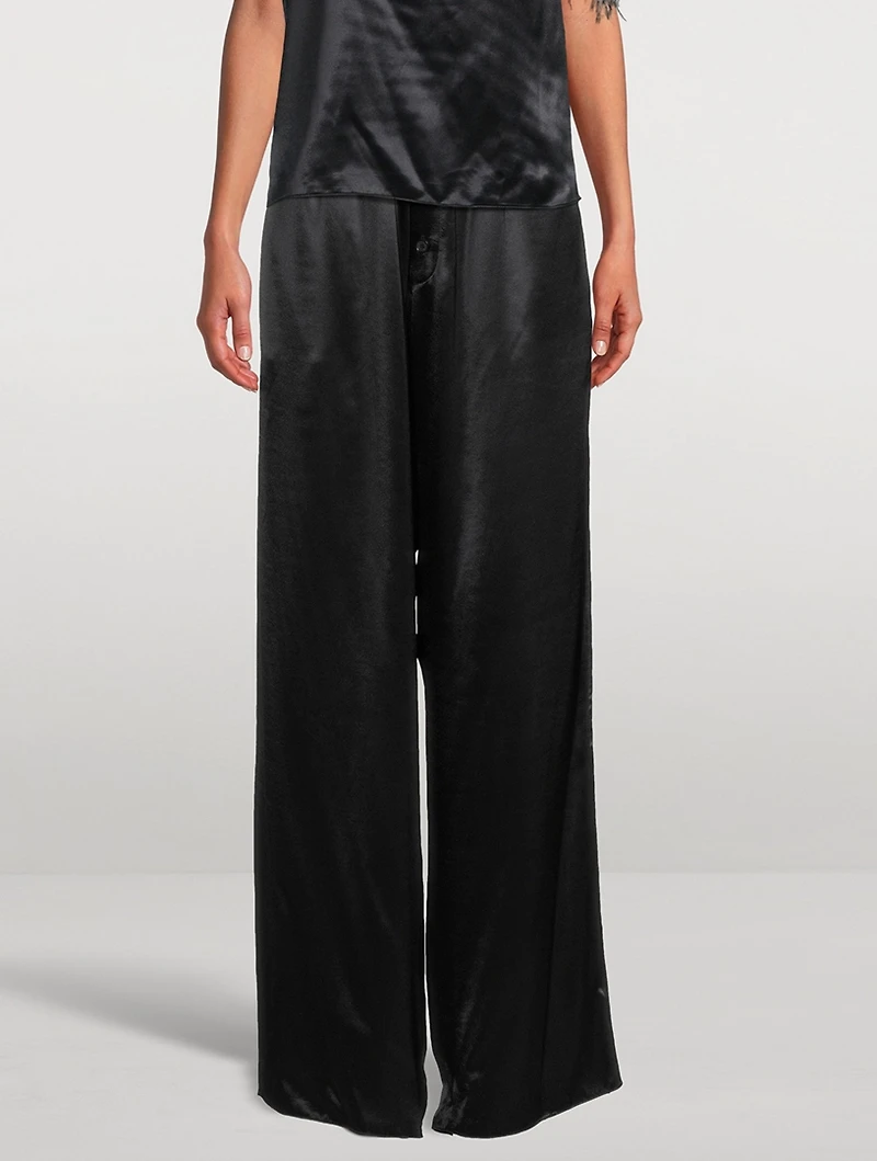 Satin Pajama Trousers