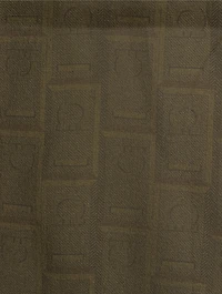 Silk Shirt Monogram Print