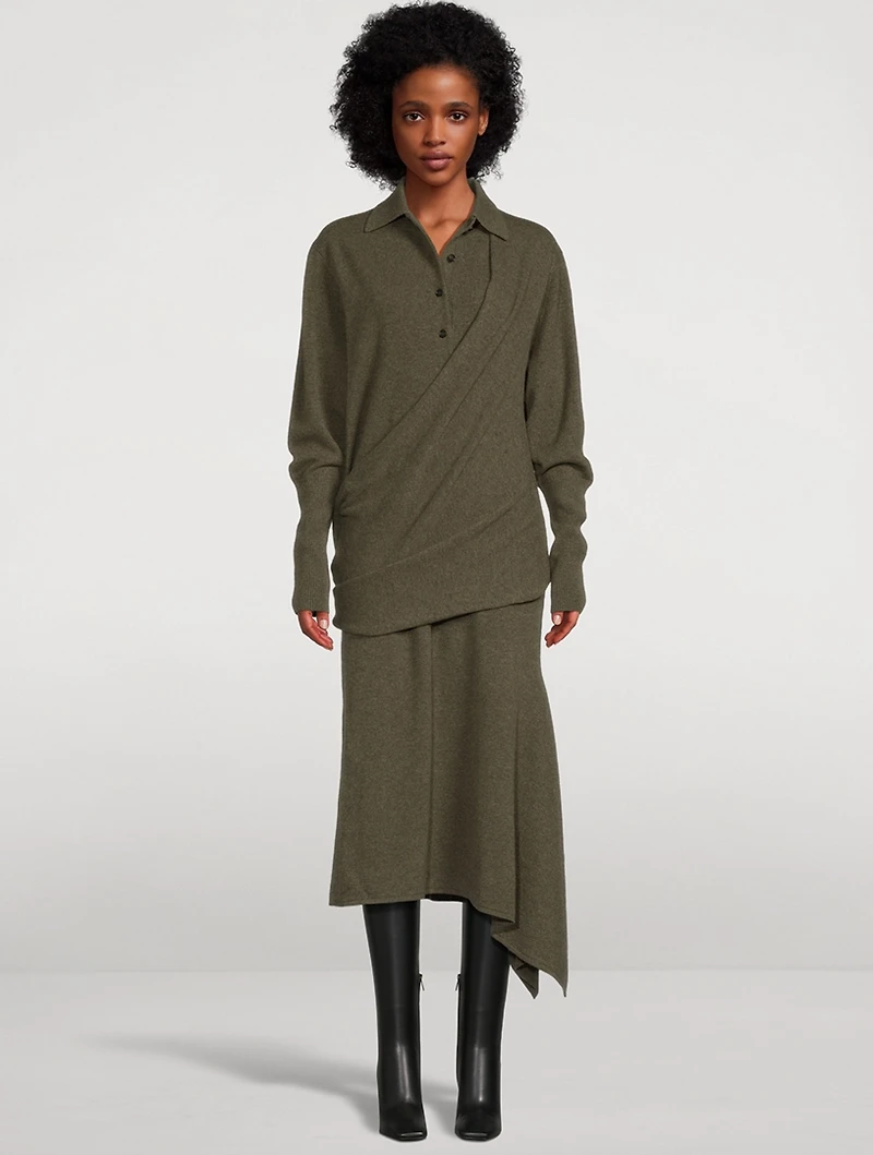 Knit Polo Dress