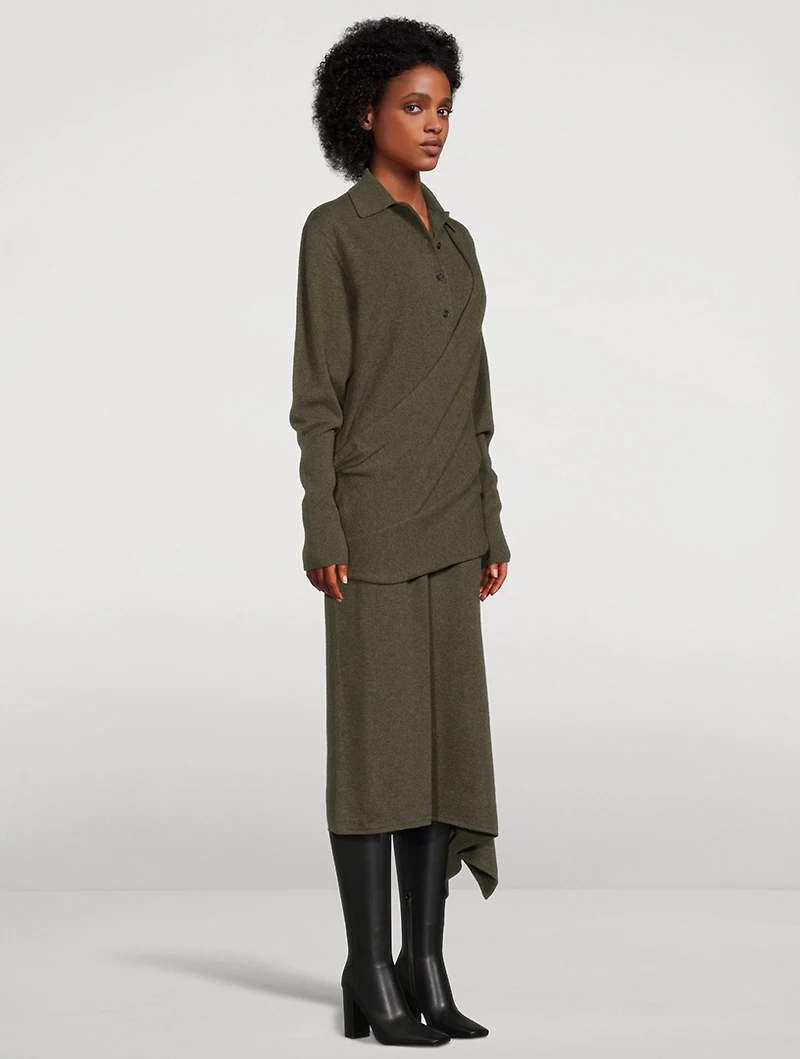 Knit Polo Dress