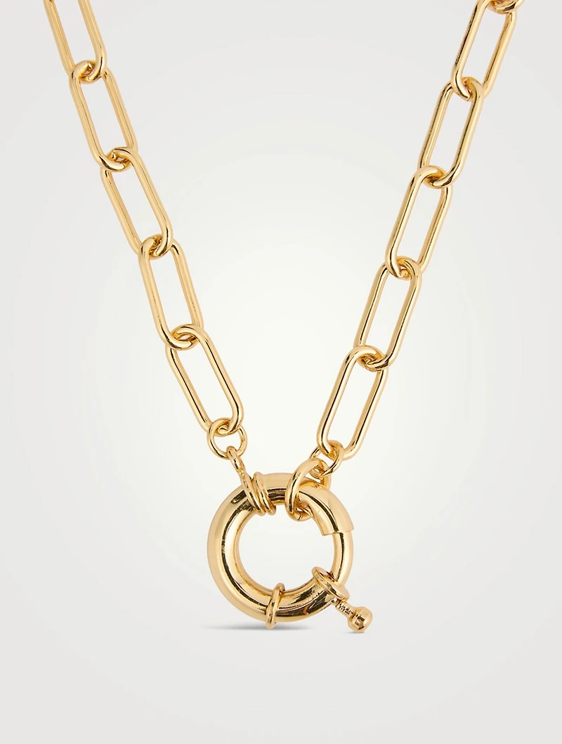 Lia Paperclip Chain Necklace