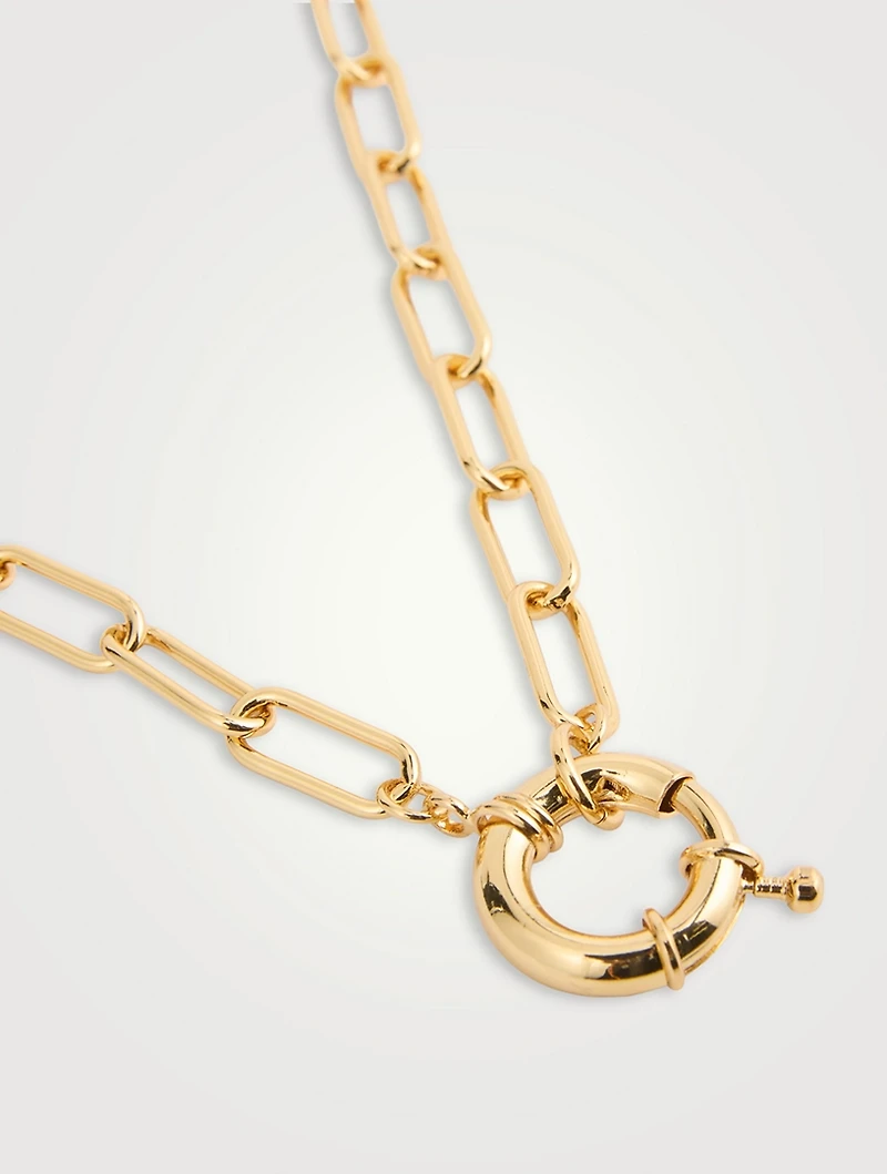 Lia Paperclip Chain Necklace