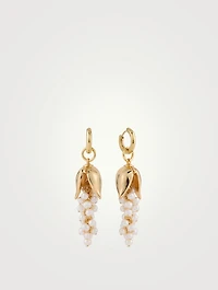 Lily Of The Valley Earrings With Pearls