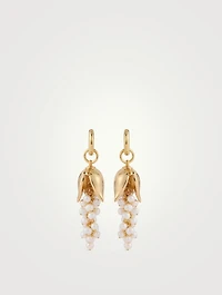 Lily Of The Valley Earrings With Pearls