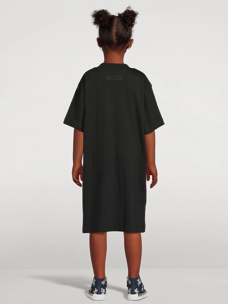 Three-Quarter Sleeve T-Shirt Dress