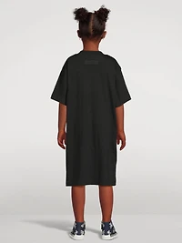 Three-Quarter Sleeve T-Shirt Dress