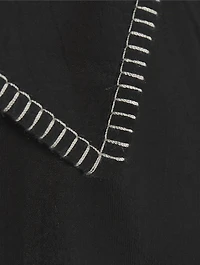 Belted Asymmetric Shirt Dress