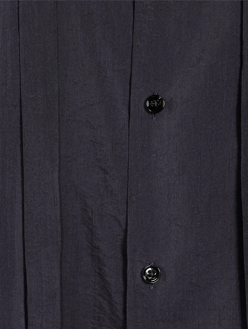 Dry Silk Shirt With Neck Tie