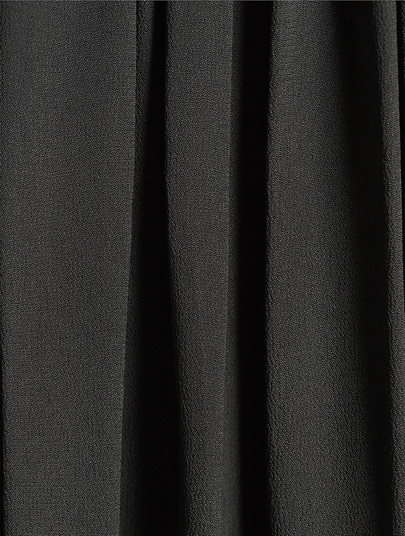 Gathered Midi Skirt
