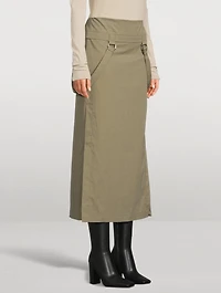 Midi Skirt With Straps