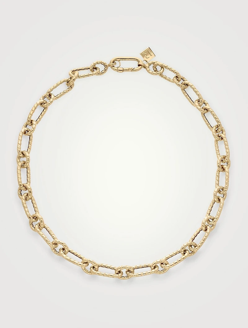 Franca 14K Gold Small Links Necklace