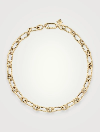 Franca 14K Gold Small Links Necklace