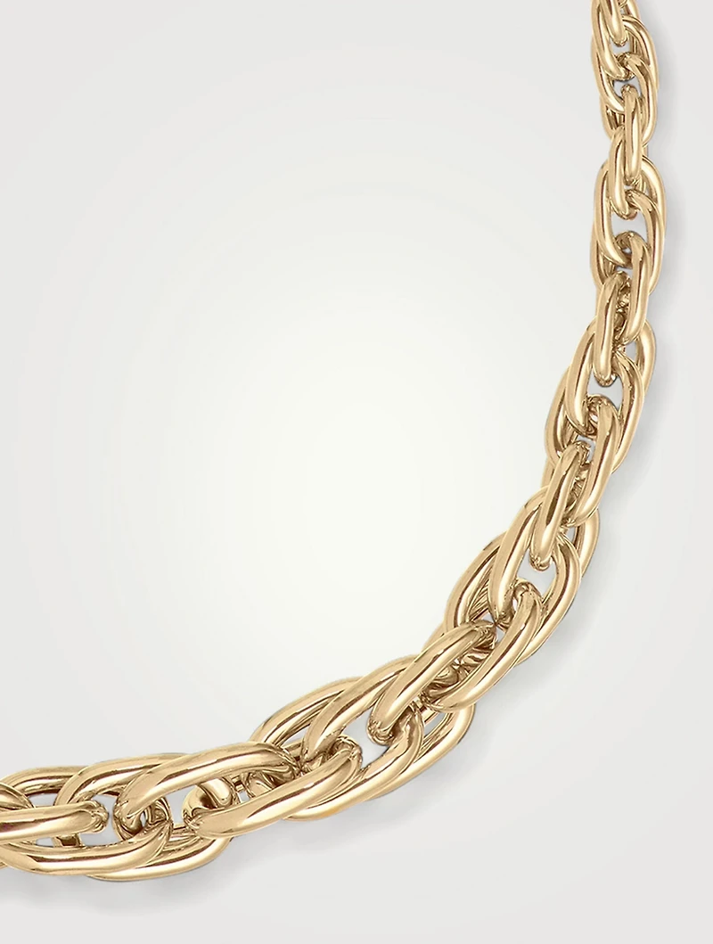 Ephrusi 14K Gold Small Links Necklace