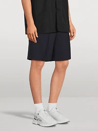 Wool-Blend Jogger Shorts
