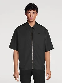 4G Short-Sleeve Zip Shirt
