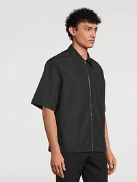 4G Short-Sleeve Zip Shirt