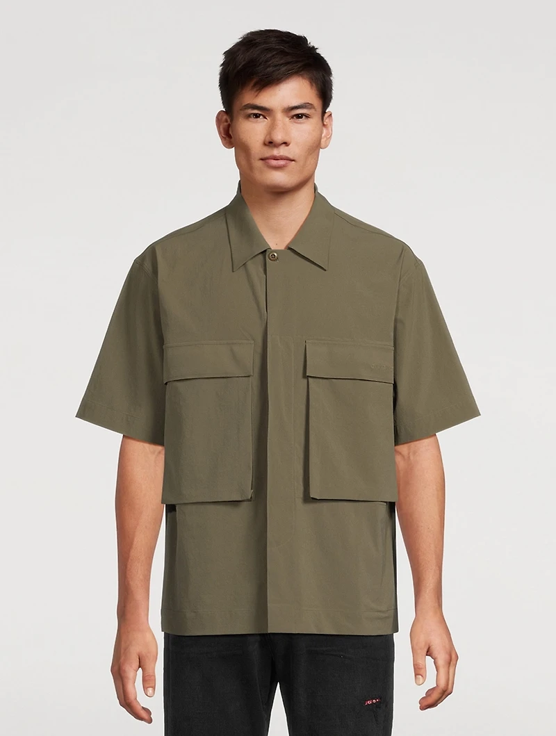 Signature Logo Short-Sleeve Shirt
