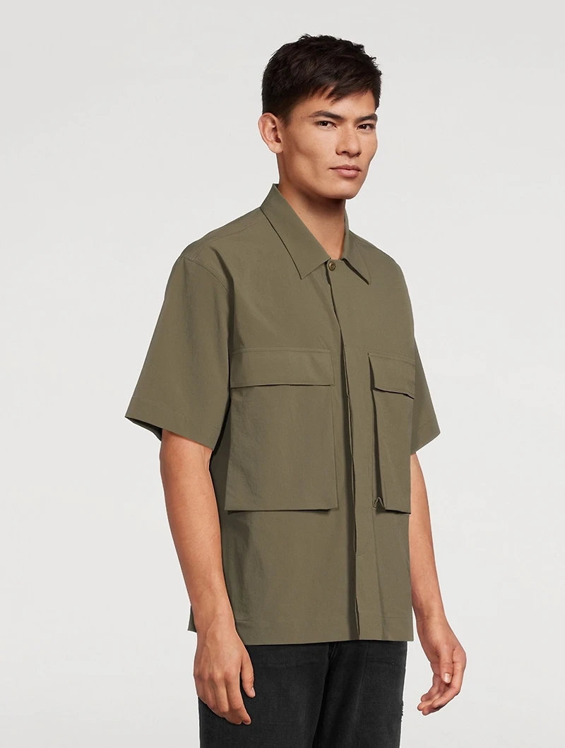 Signature Logo Short-Sleeve Shirt