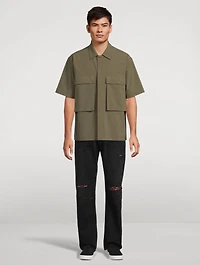 Signature Logo Short-Sleeve Shirt
