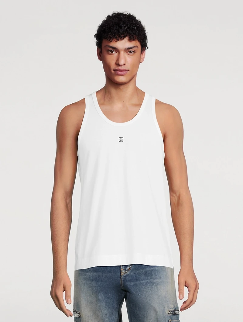 4G Contrast Tank Top