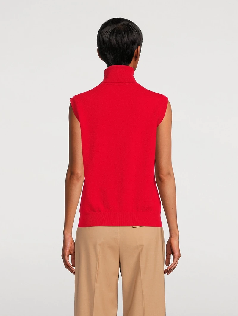 Sleeveless Turtleneck