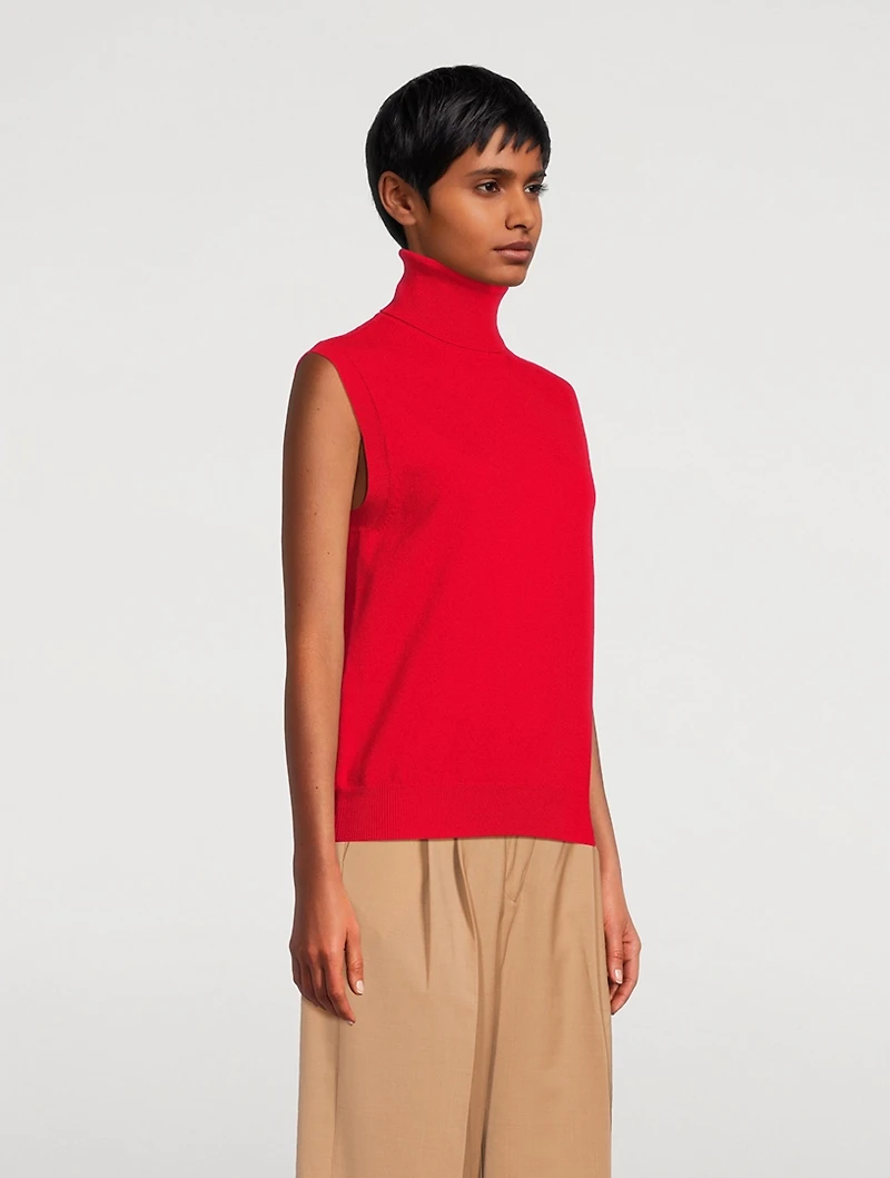 Sleeveless Turtleneck