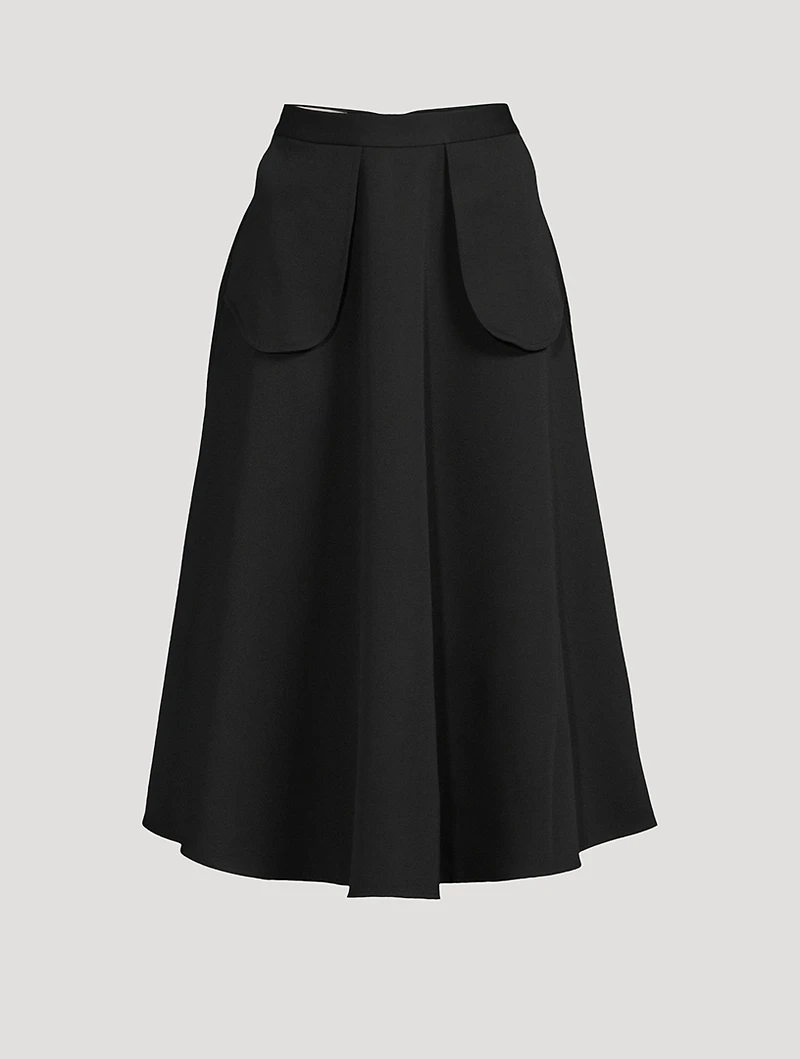 A-Line Wool Skirt