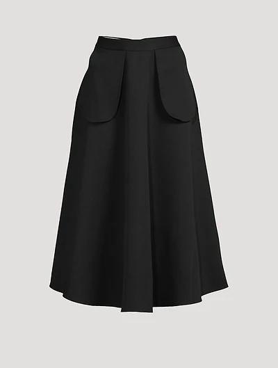 A-Line Wool Skirt