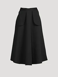 A-Line Wool Skirt