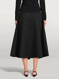 A-Line Wool Skirt