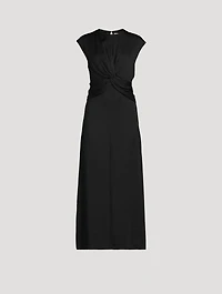 Twist-Front Maxi Dress
