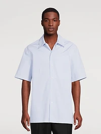 Friday Cotton Short-Sleeve Shirt Stripe Print