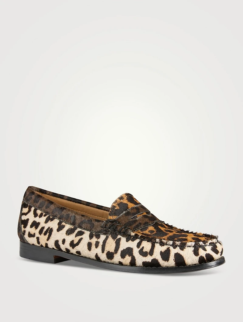 Whitney Weejuns® Pony Hair Loafers Leopard Print