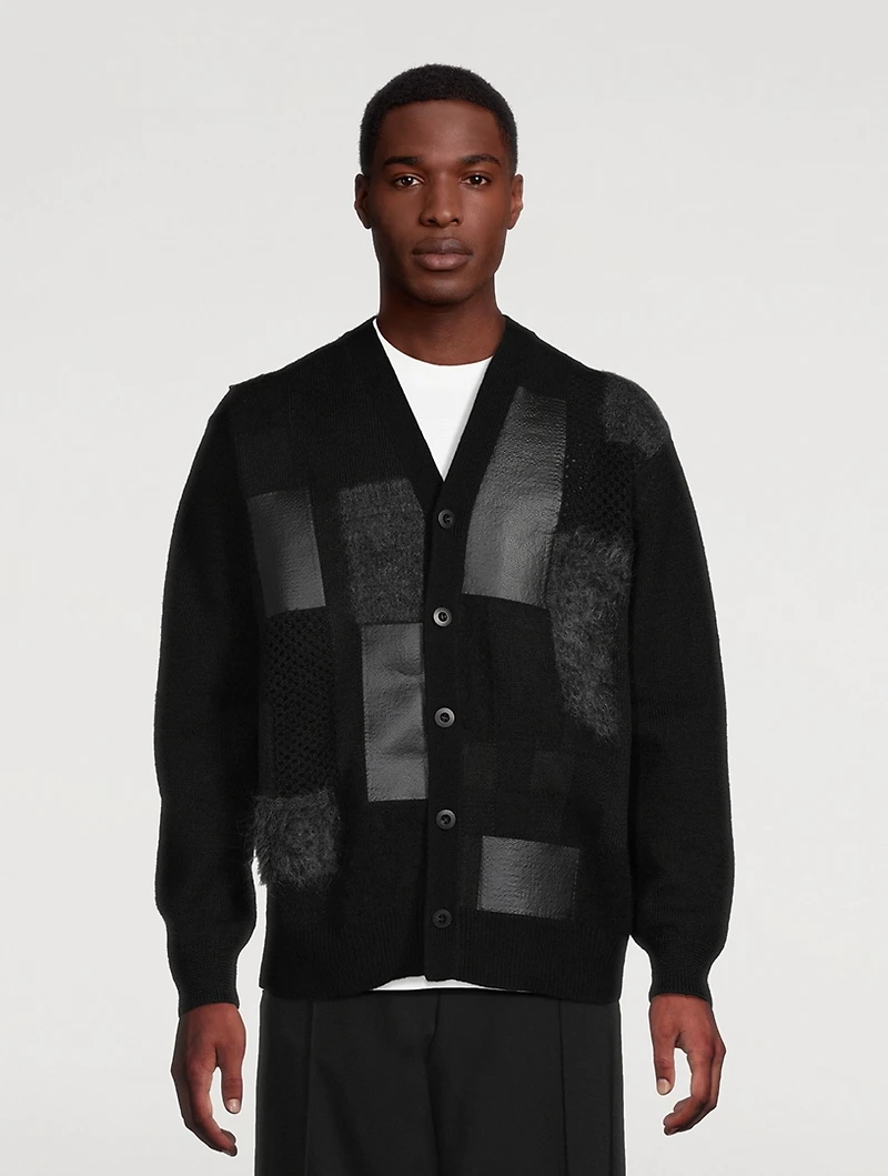 Mixed Media Cardigan