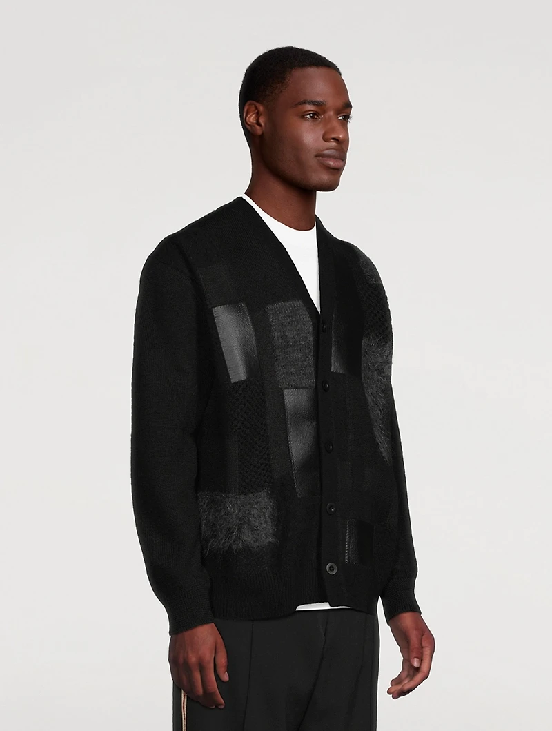 Mixed Media Cardigan